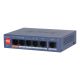 Dahua Technology CS4006-4ET2GT-60 Managed Network Switch L2 Gigabit Ethernet (10/100/1000) Unterstützt PoE Blau