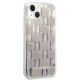 4. Karl Lagerfeld KLHCP14SLMNMS iPhone 14 6.1" Hardcase Silber / Silber Liquid Glitter Monogram