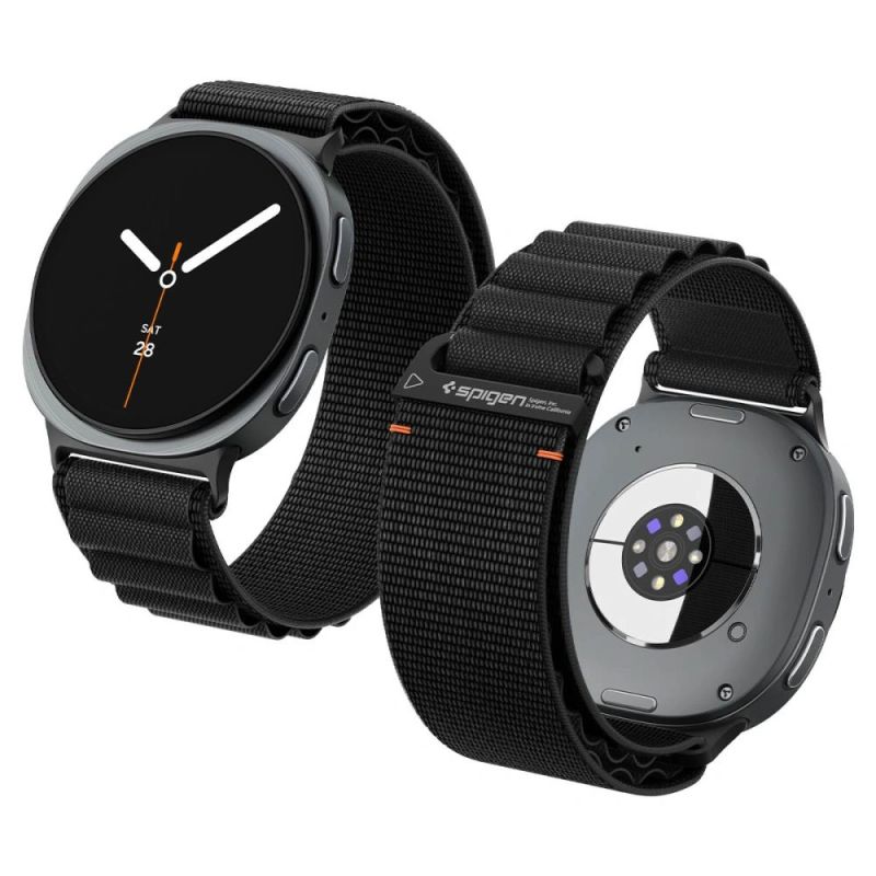 Spigen WBF1 Armband für Samsung Galaxy Watch 40/44/46 mm – Schwarz