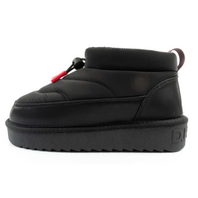 2. D.Franklin Damen Schneestiefel Winter Modische Isolierte Stiefeletten Schwarz