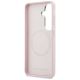 7. Karl Lagerfeld Saffiano KC Metal Logo MagSafe Hülle für Samsung Galaxy S26 - Pink