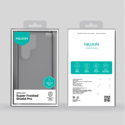 14. Nillkin Super Frosted Shield Pro Hülle für Samsung Galaxy S26 – Transparent Schwarz