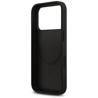 7. Guess 4G MagSafe-Hülle mit Printstreifen für iPhone 17 Pro – Schwarz
