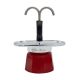2. Bialetti Mini Express Magritte Kaffeemaschinen-Set + 2 Espressotassen