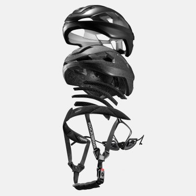 5. Rockbros LK-15 Carbonfaser-Fahrradhelm 58-62 cm - Schwarz
