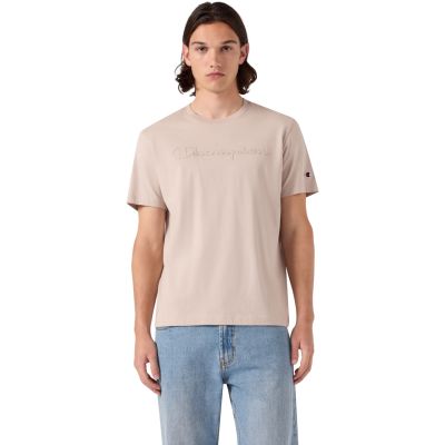 Champion SS Tee Beige Herren-T-Shirt 222992 ES084