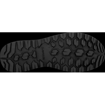 6. Lowa Axos GTX Mid Gore-Tex Graphit/Flame wasserdichte Herren Trekkingschuhe (310844 7952)