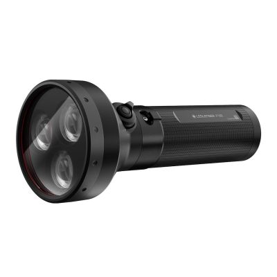 10. Ledlenser P18R Schwarze LED-Handtaschenlampe