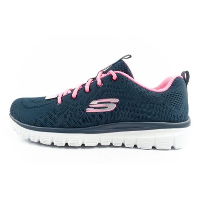 11. Skechers Graceful-Get Damen Sportschuhe bequem leicht atmungsaktiv Marineblau