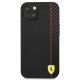 3. Ferrari FESAXHCP13SBK iPhone 13 mini 5,4" schwarz/schwarz Hardcase On Track Carbon Stripe