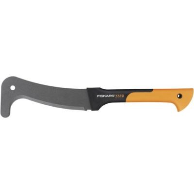 3. Fiskars 1003609 Feststehendes Messer, Schwarz, Grau, Orange