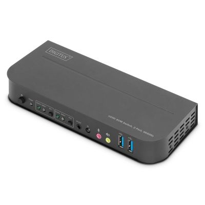 7. Digitus KVM-Switch, 2 x 1 HDMI, HDMI-Ausgang, USB, 4K x 2K bei 60 Hz