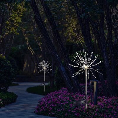 60. Solarlampe Löwenzahnbaum Feuerwerk 80cm 90 LED
