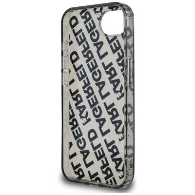 6. Karl Lagerfeld IML Repeat Logo Hülle für iPhone 16e - Silber