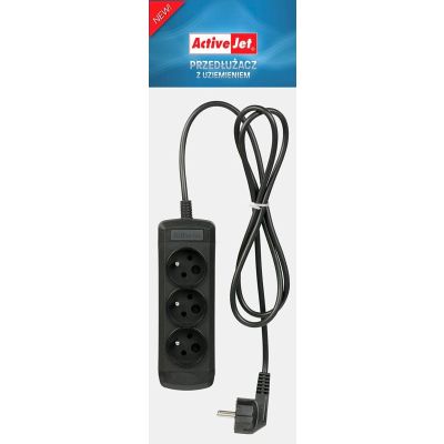 2. Activejet 3GNU Verlängerungskabel - 1,5 m - C (1,5 m; schwarz)