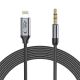 5. Tech-Protect UltraBoost Audio Lightning /Miniklinke 3,5-mm-Kabel 1 m – Schwarz
