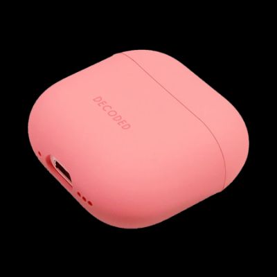 2. Decoded Silikon-Aircase für AirPods 4 – Rosa