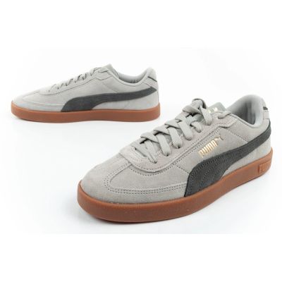 8. Puma Club II Era Herren-Sportschuhe, Leder-Sneaker, grau