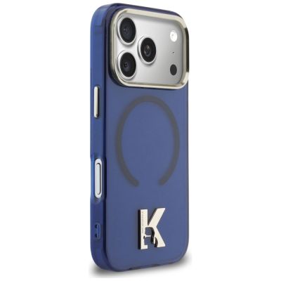 4. Karl Lagerfeld IML K Head Logo MagSafe Hülle für iPhone 17 Pro Max - Blau