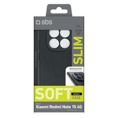 2. SBS Instinct Hülle für Xiaomi Redmi Note 15 4G – Schwarz