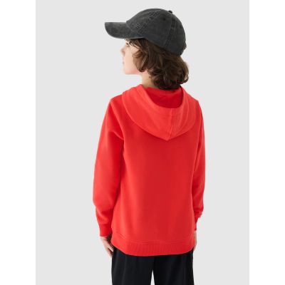 6. Jungen-Sweatshirt mit Kapuze, offen, 4F Junior 4FJWMM00TSWSM1292-70S