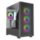 Xilence Xilent Flux Midi-Tower, Schwarz