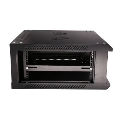 4. Extralink 4U 600x600 Schwarzer Wand-Rackschrank