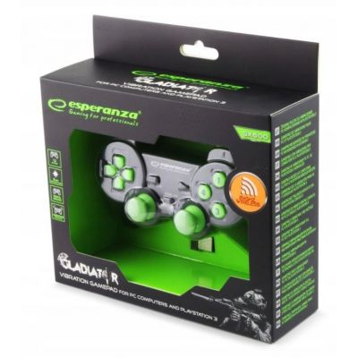 2. Esperanza GLADIATOR EGG108G Wireless Gamepad (PC, PS3; schwarz)