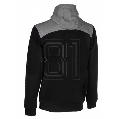 2. Select Oxford Zip Hoodie Damen Schwarz/Grau