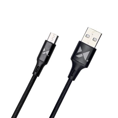 2. Wozinsky Kabel USB Kabel - microUSB 2.4A 1m schwarz (WUC-M1B)