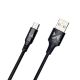 2. Wozinsky Kabel USB Kabel - microUSB 2.4A 1m schwarz (WUC-M1B)