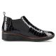 9. Rieker W R474 Schlangenleder Stiefeletten schwarz