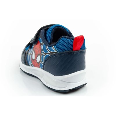 5. Leomil Kinder-Sportschuhe Spiderman Sneaker, leicht, mit Klettverschluss, schwarz/blau