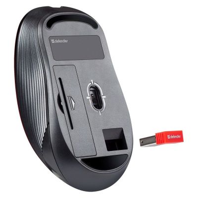6. DEFENDER DRAHTLOSE MAUS GASSA MM-105 RF SILENT CLICK ROT 52103