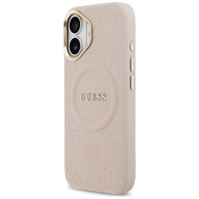2. Guess Peony Hot Stamp MagSafe iPhone 17 Hülle - Rosa