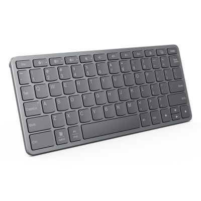 4. Lenovo Multi-Device Wireless-Tastatur Deutsch USB Typ-C Grau