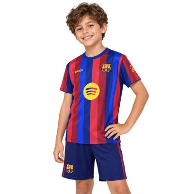 4. FC Barcelona Pedri Junior-Set aus Trikot und Shorts in Geschenkbox 2026/27 BD19EP