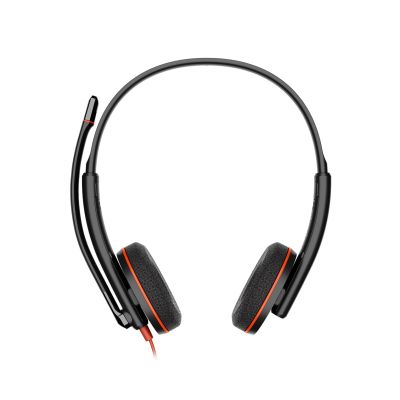 171. POLY Blackwire 3225 Stereo-USB-C-Headset + 3,5-mm-Klinkenstecker + USB-C/A-Adapter