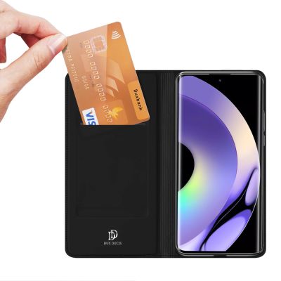 2. Dux Ducis Skin Pro Hülle für Realme 10 Pro+ Flip Cover Card Wallet Stand schwarz