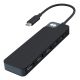 HYPER HD4101BKGL USB Typ-C Dockingstation Schwarz