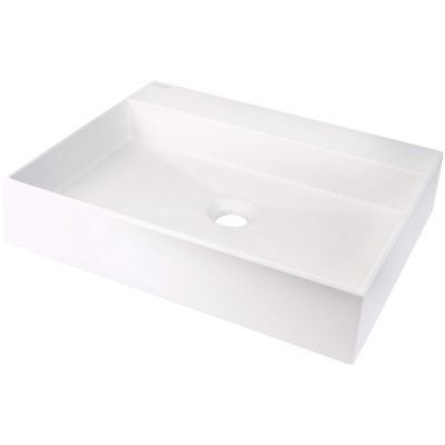 Granit-Waschbecken mit Armaturenplatz – 500 x 400 mm