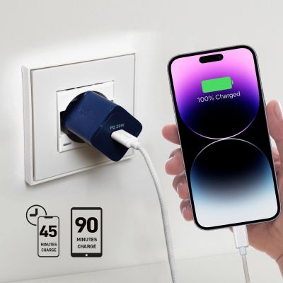 6. SBS TETRGAN1C20B 20-W-GaN-Netzwerkladegerät mit Power Delivery – blau