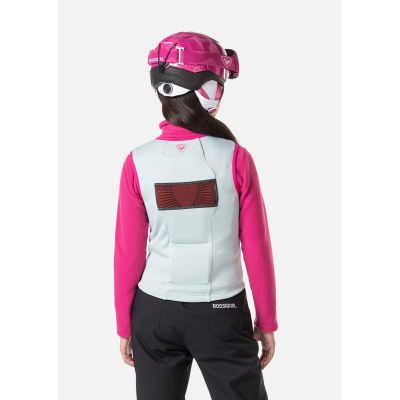 6. ROSSIGNOL FLEXVENT VEST KIDS AQUA blau Kinder Skiprotektor