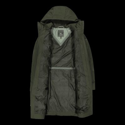 4. CMP Damen Kapuzenmantel isoliert wasserdicht grün (34K0096/F905)