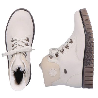 46. Wasserdichte Damen-Trekkingstiefeletten in Beige Rieker Y3433-60