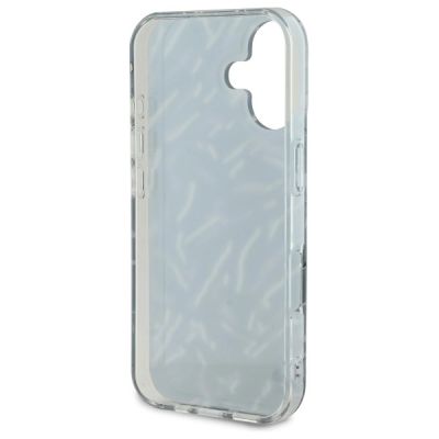 6. Karl Lagerfeld Zebra Hülle mit Kordel für iPhone 16 Plus – Lila