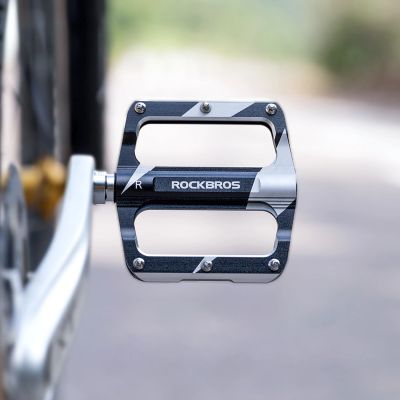 5. Rockbros K306-BK MTB-Fahrradpedale aus Aluminium – Schwarz