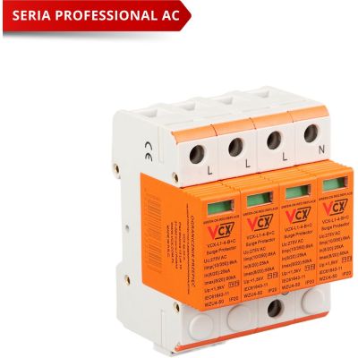 Überspannungsableiter Klasse B+C 4P (T1T2) 6kA VCX Professional