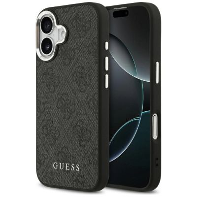 Guess 4G Classic Logo MagSafe Hülle für iPhone 17 - Schwarz