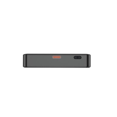 5. GEMBIRD Kabellose magnetische Powerbank 15W mit LCD-Display 10000 mAh, Schwarz